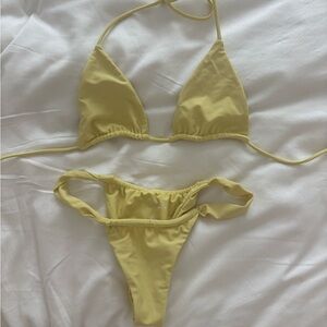 Bamba Swim Yellow Bikini Set
